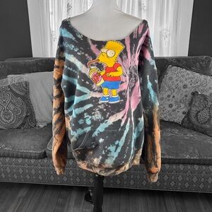 Oversized Bart Simpson sweatshirt